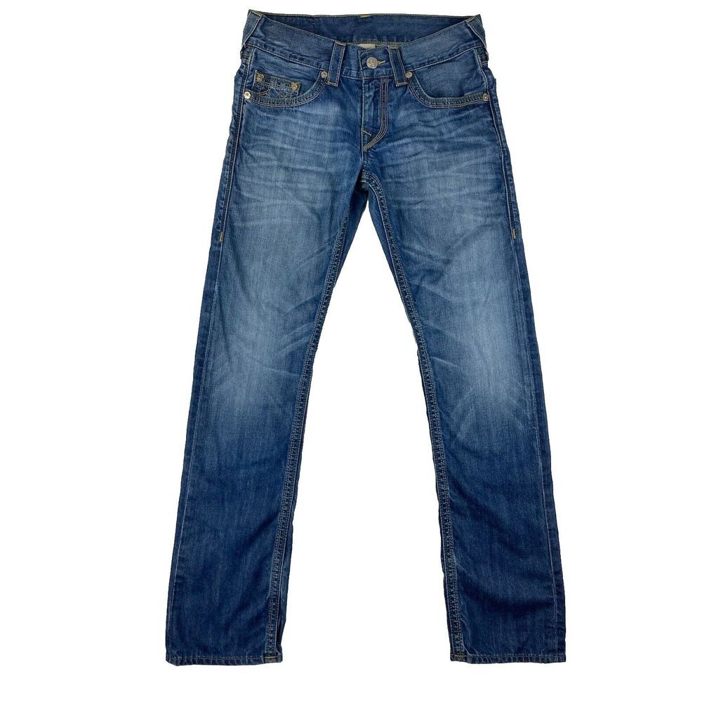 *READ DESCRIPTION* Men’s True Religion Jeans Straight Leg Sz 29 (31x34 Measured)